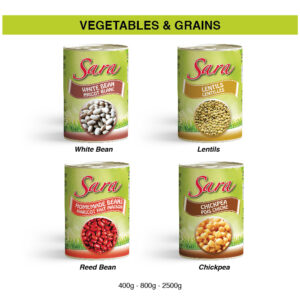 SARA VEGETABLES AND GRAINS 1