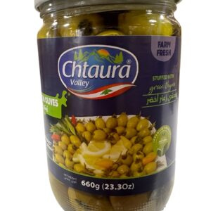 Green Olives stuffed with green thymes 660g